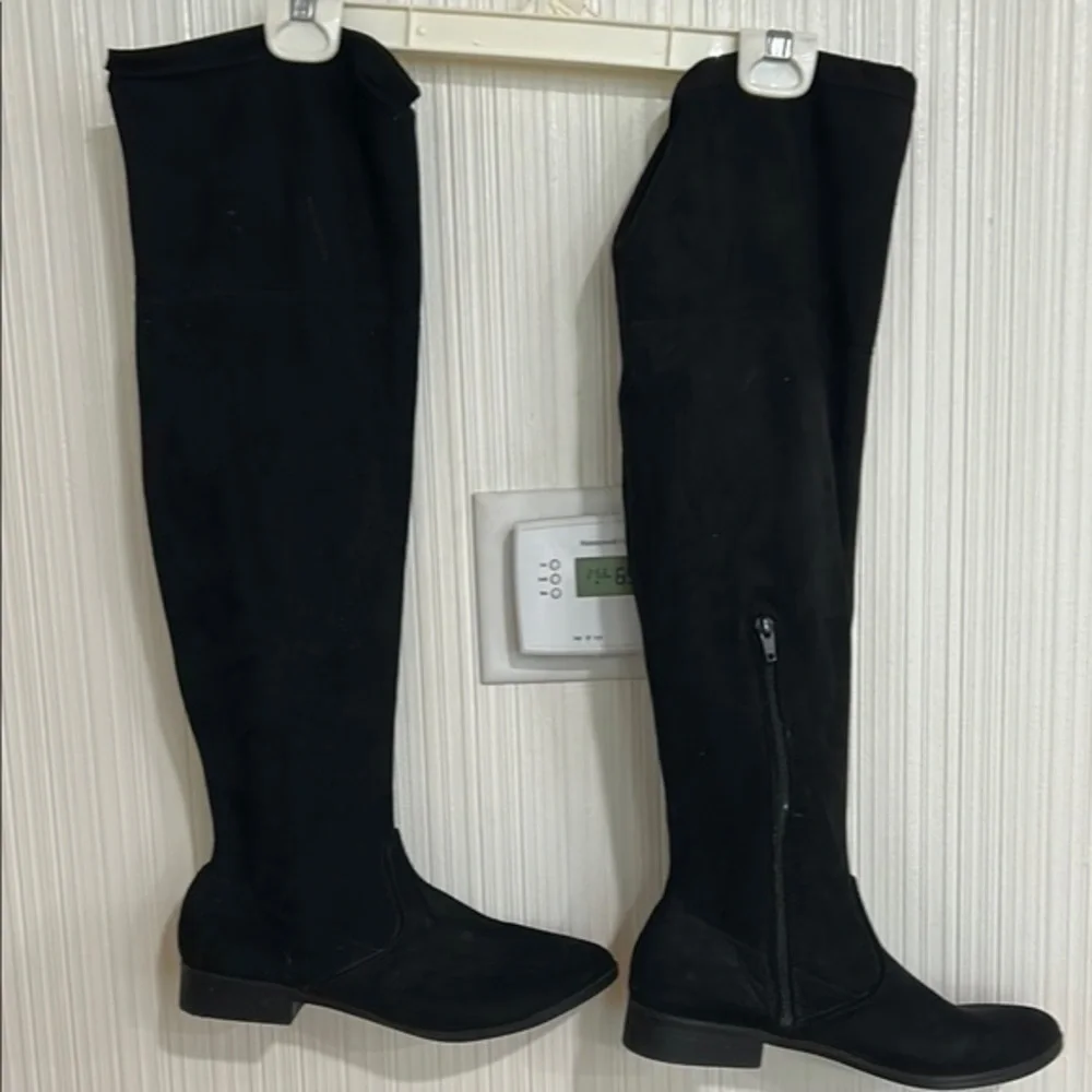 Time and Tru Black Over-the-Knee Boots